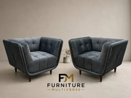 Turkish New Design Modern 2 Seater Sofa Set
