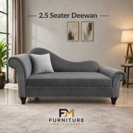 2.5 Seater Deewan Sofa Premium Velvet Sofa