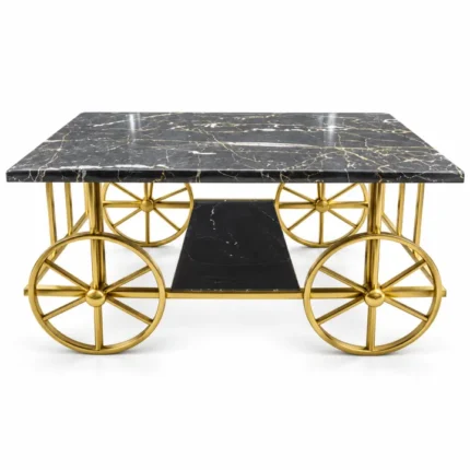 Wheel Frame Coffee Table